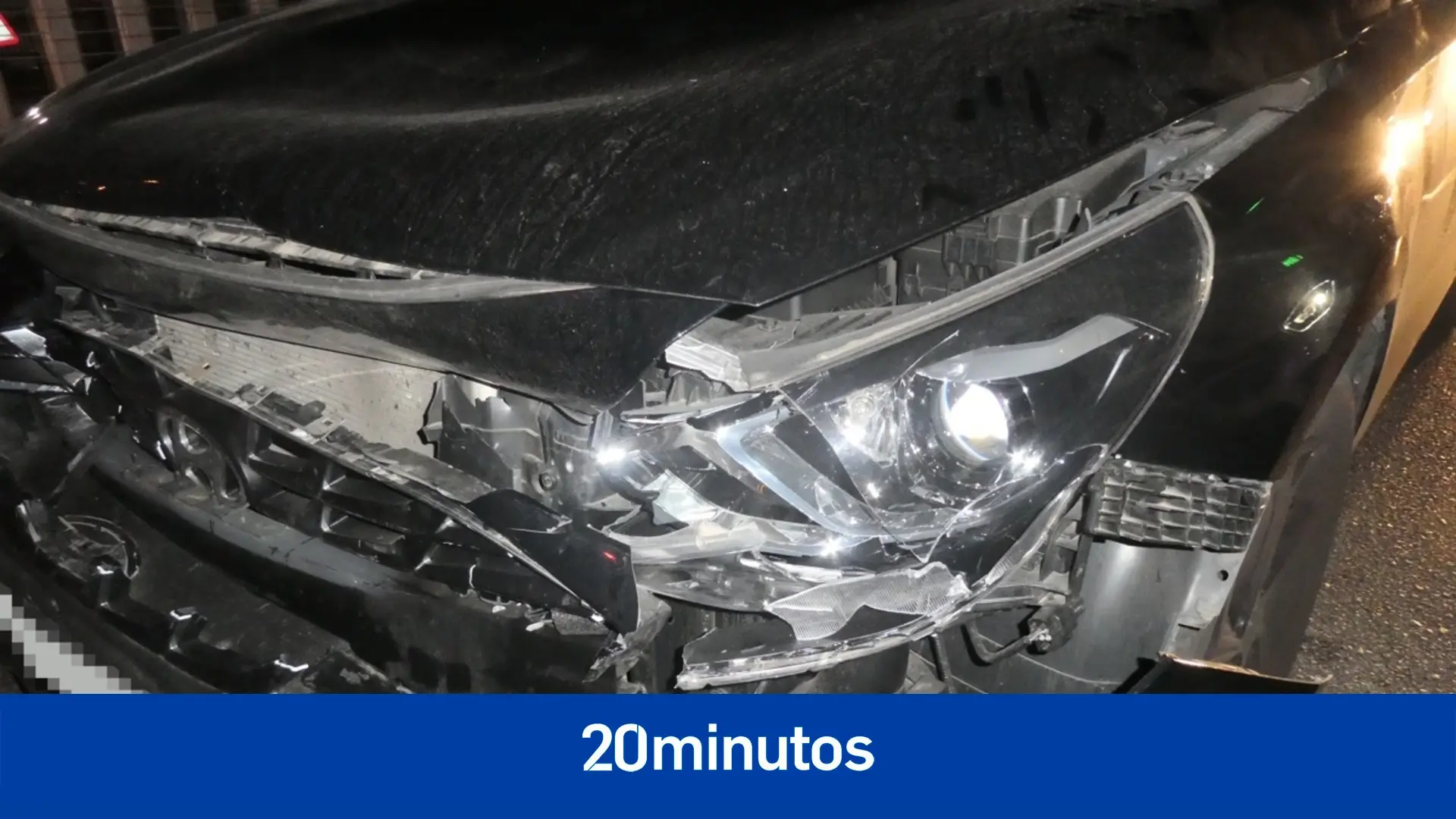 Una colisión múltiple en la A-13 de Logroño deja tres personas heridas