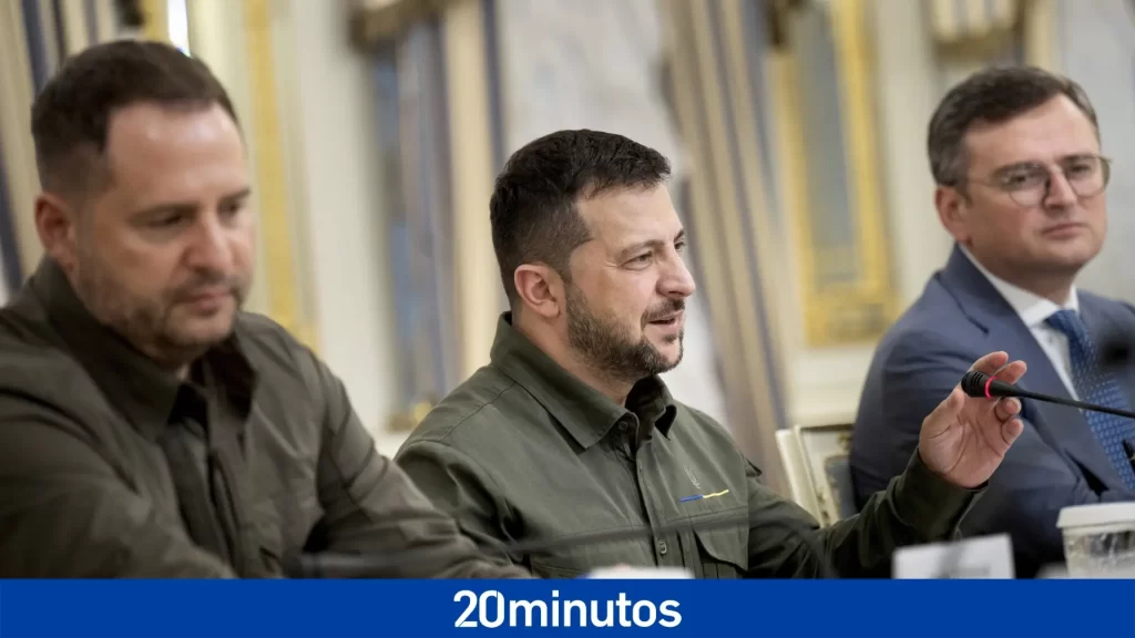 Zelenski abre la puerta a celebrar elecciones presidenciales en Ucrania el próximo año Zelenski abre la puerta a celebrar elecciones presidenciales en Ucrania el próximo año