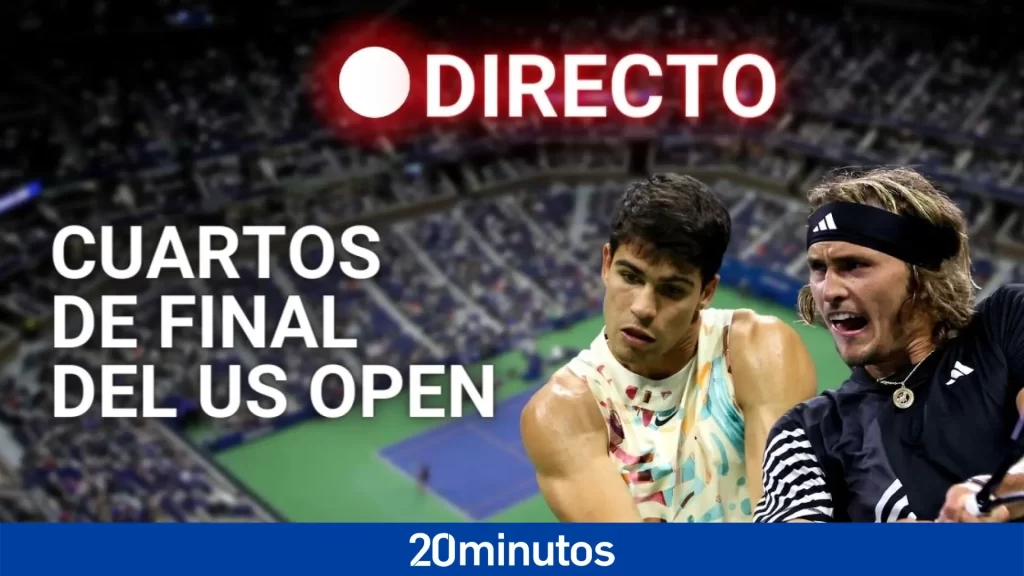 Zverev, en directo: última hora de los cuartos de final del US Open