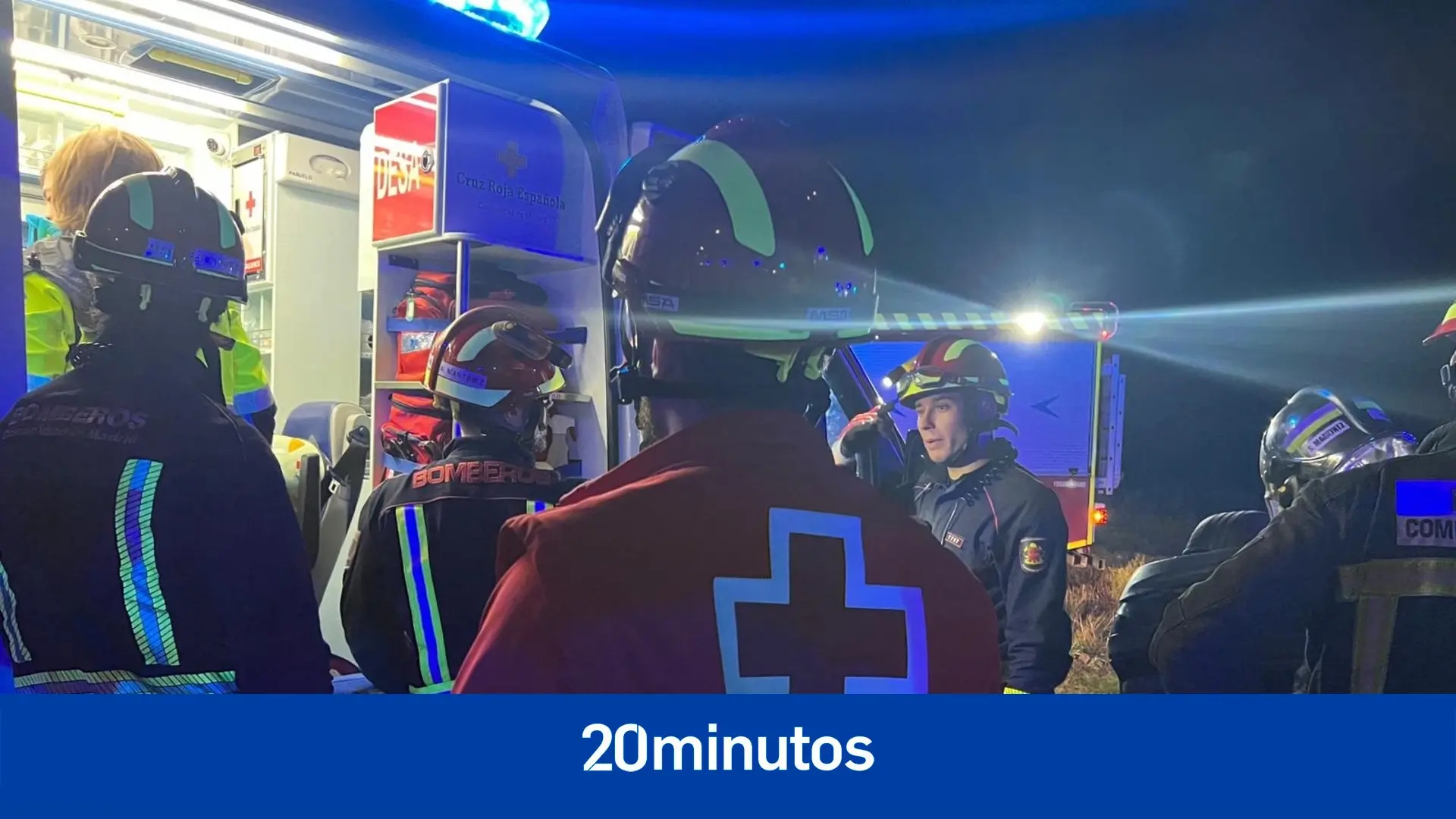 Dos hombres en estado muy grave tras salirse su vehículo de la carretera M-600 en Navalcarnero