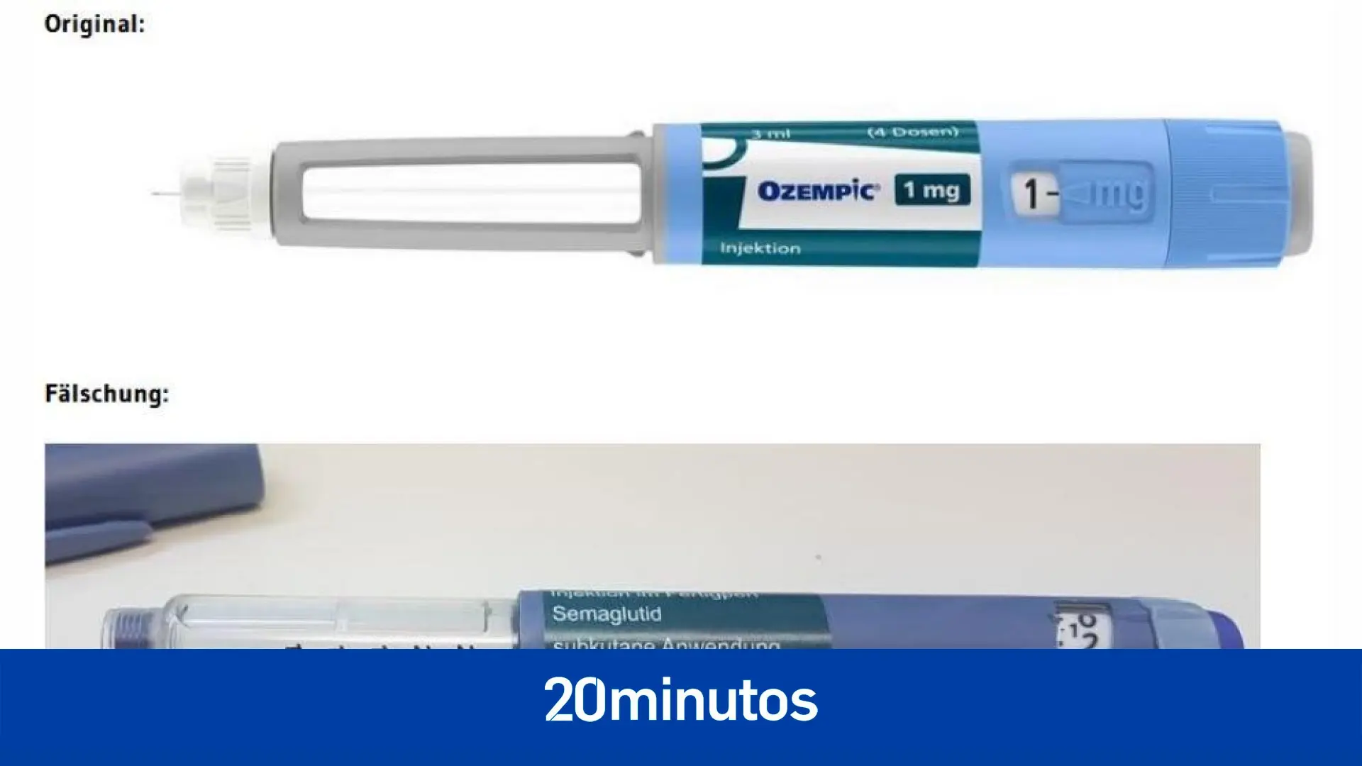 Las autoridades europeas alertan de las falsificaciones de Ozempic, un medicamento utilizado para la diabetes Las autoridades europeas alertan de las falsificaciones de Ozempic, un medicamento utilizado para la diabetes