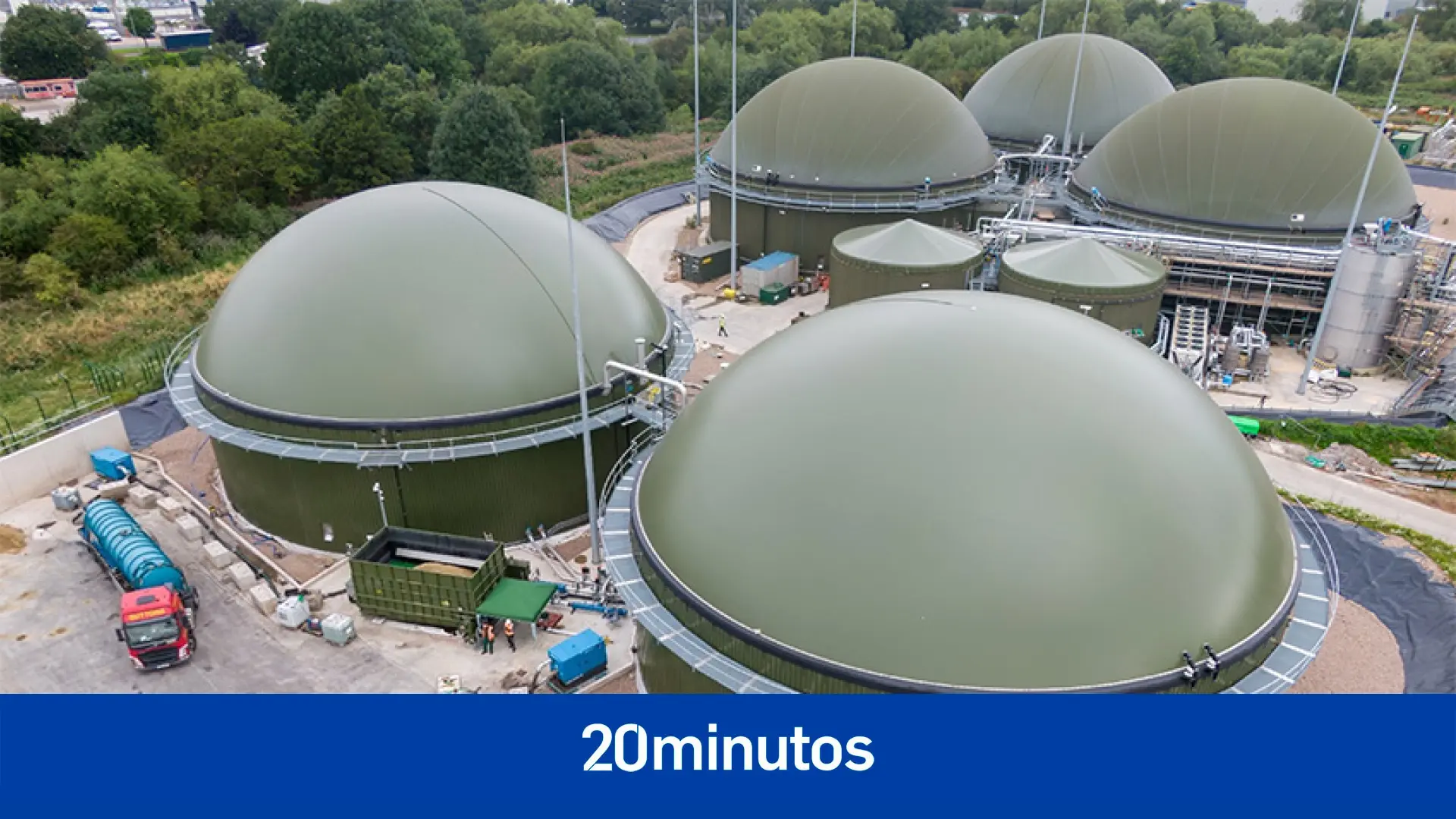 Un rayo provoca la explosión de un depósito de gas verde en Reino Unido