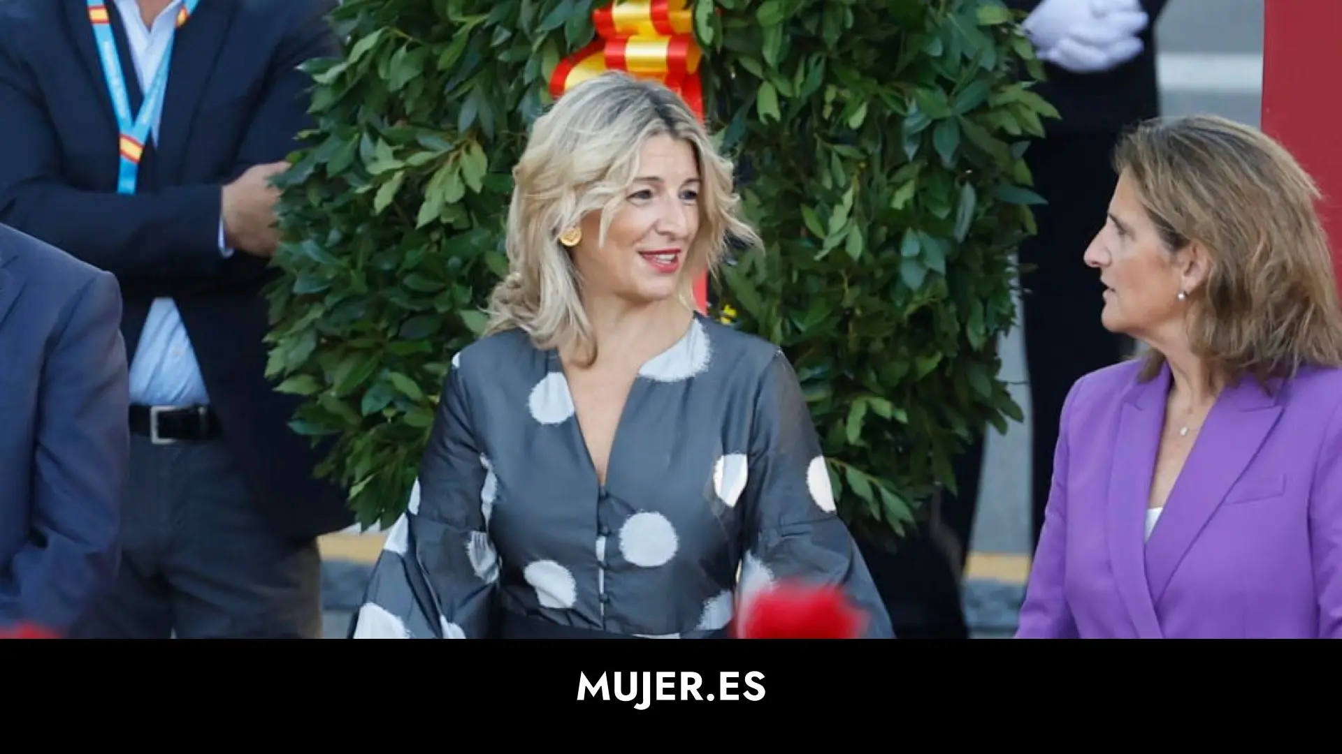 Yolanda Díaz lleva por segunda vez el mismo vestido en el Día de la Hispanidad y no repite polémica