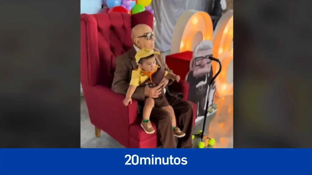 un anciano celebra sus 96 años con una fiesta temática de ‘Up’ en la que recuerda a su fallecida esposa un anciano celebra sus 96 años con una fiesta temática de ‘Up’ en la que recuerda a su fallecida esposa