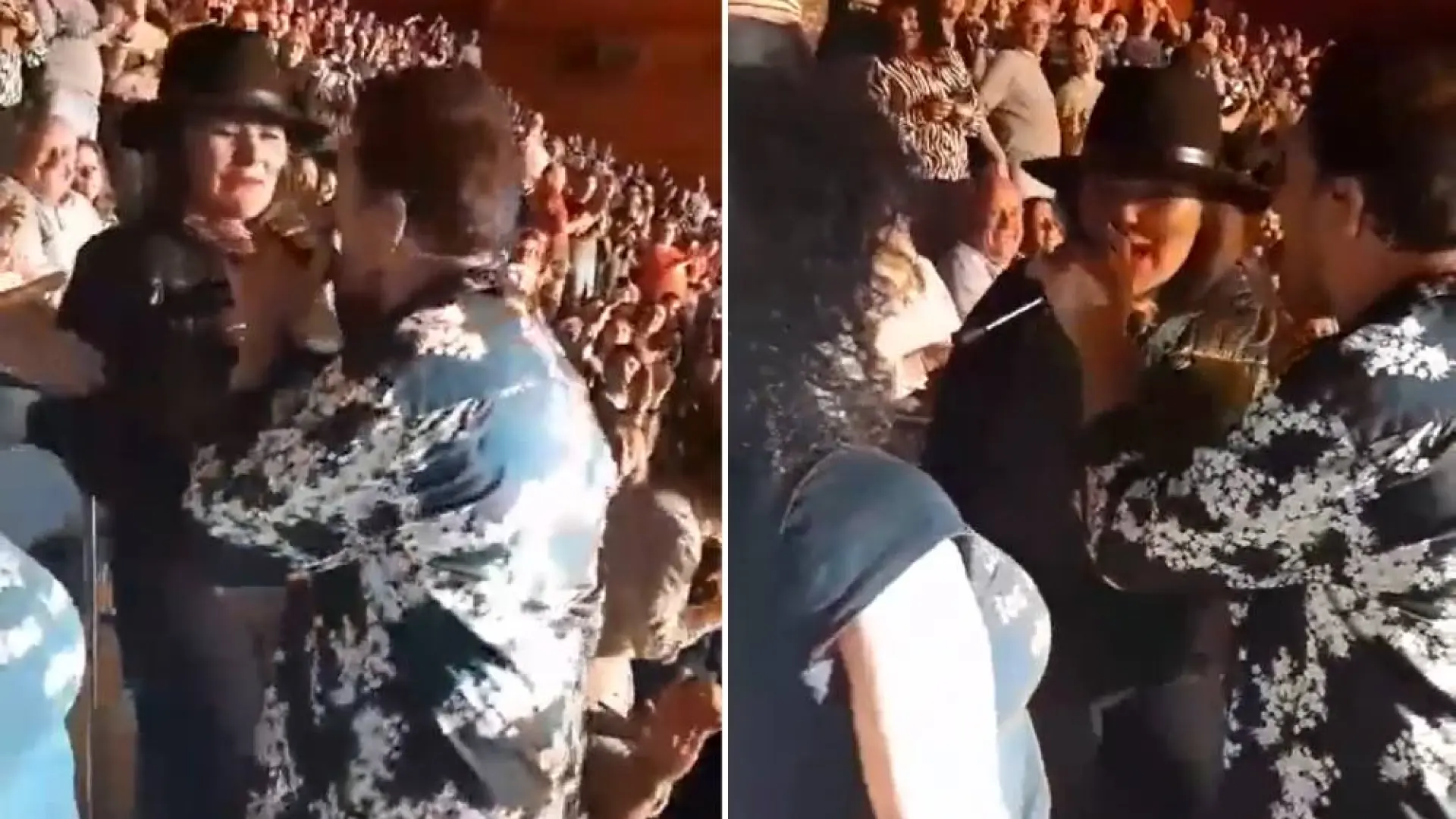 Amaia Montero reaparece en un concierto de Manolo García y se marca un dueto en directo